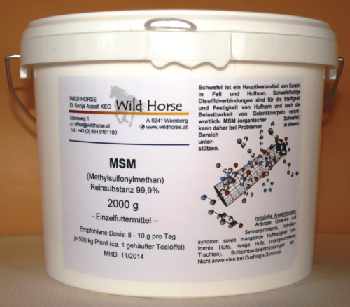 MSM (Methylsulfonylmethan), 2 kg